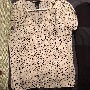 H&M blue n white Polk dots